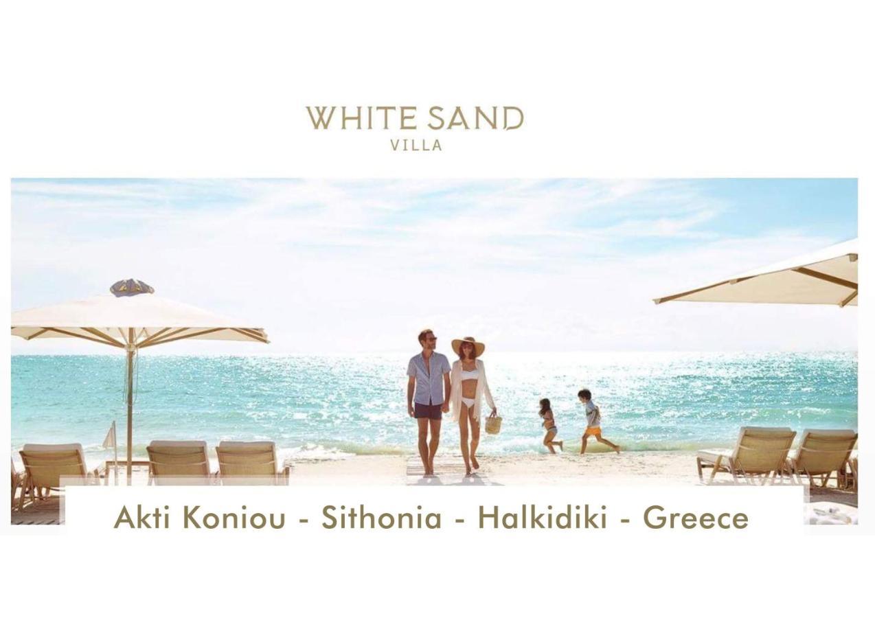 White Sand Villa Koviou Beach Nikiti Sithonia Eksteriør bilde
